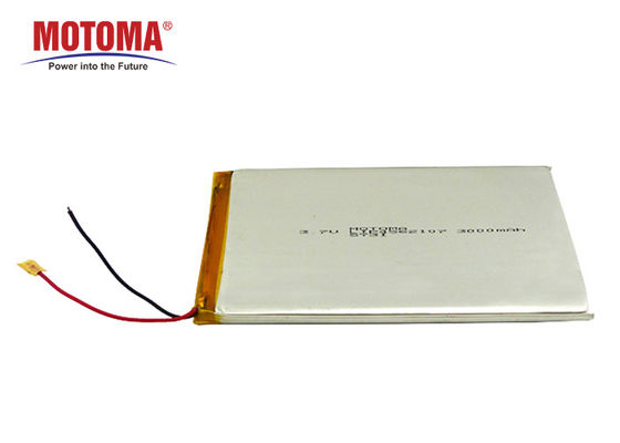 Батарея 3,7 v 3000mah полимера иона MOTOMA Li для пригодного для носки прибора