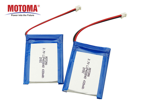 Подгонянная батарея 430mAh полимера лития для батареи прибора IOT безопасной с сертификатами
